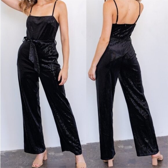 Its Time To Party Sparkly Jumpsuit! - Picture 3 of 7